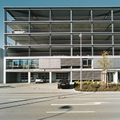 Audi-Werk, Neugestalt. Südbereich Parkhaus, Neckarsulm