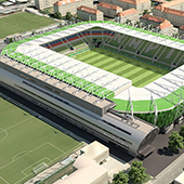 Stadion SK Rapid, Wien, Österreich