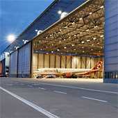 Flugzeughangar Halle 7, Düsseldorf