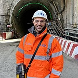A picture of Elias Bassil, BIM Manager for the HS2 project.
