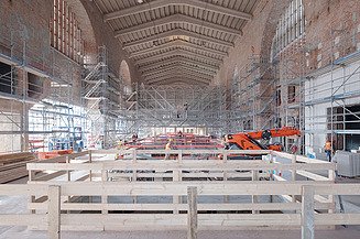 Dieses Bild zeigt die Haupterschließungsebene des neuen Bonatzbaus auf Höhe des Arnulf-Klett-Platzes.