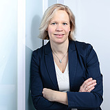 A portrait of Dr.-Ing. Karoline Fath, responsible for sustainable construction at ZÜBLIN at Zentrale Technik.