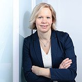 A portrait of Dr.-Ing. Karoline Fath, responsible for sustainable construction at ZÜBLIN at Zentrale Technik.