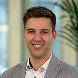 A portrait of Marc Stephan, Division Manager at Zentrale Technik.